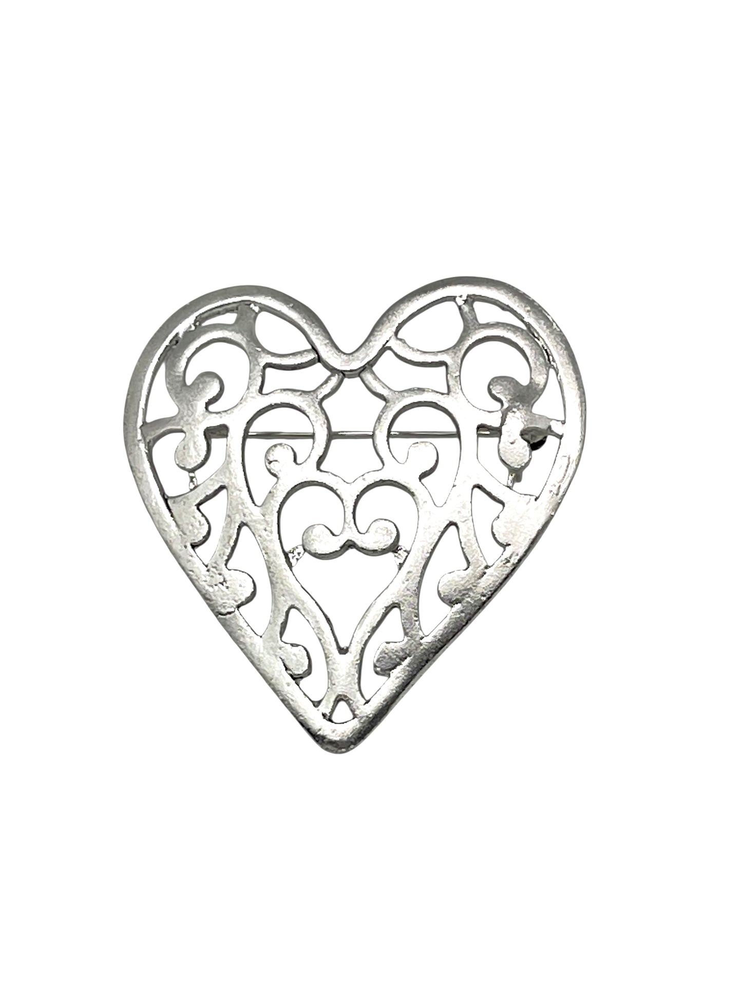 Broche Laberinto en mi Corazón en plata 10µ diseño exclusivo
