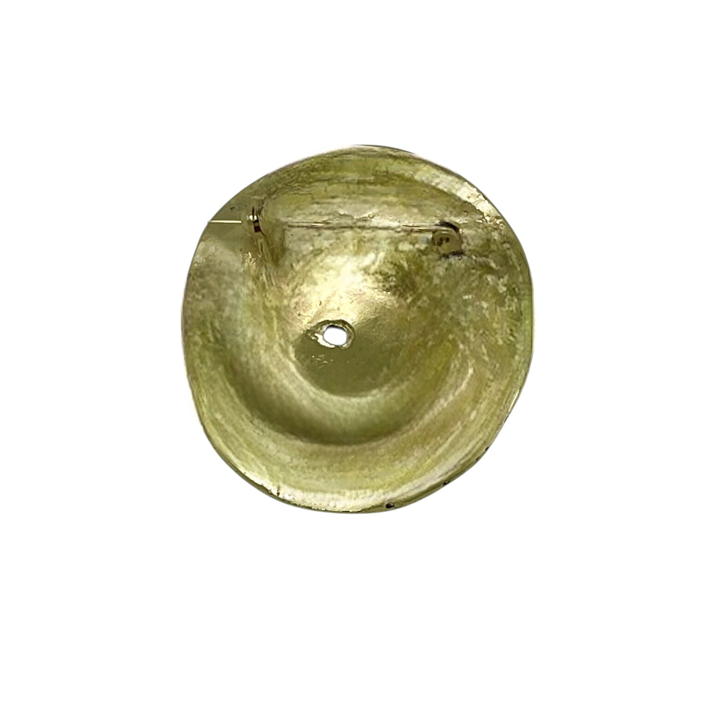 Broche Señales en dorado chapado-latón  diseño Gloria Mago  vintage