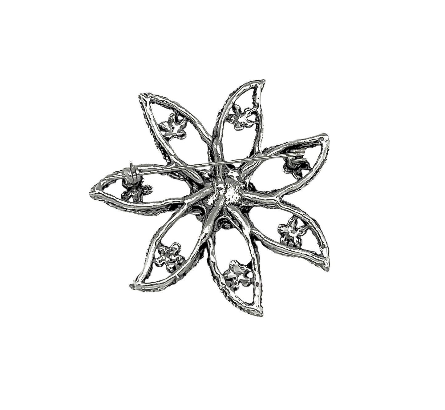 Broche Girasol con cristal SW