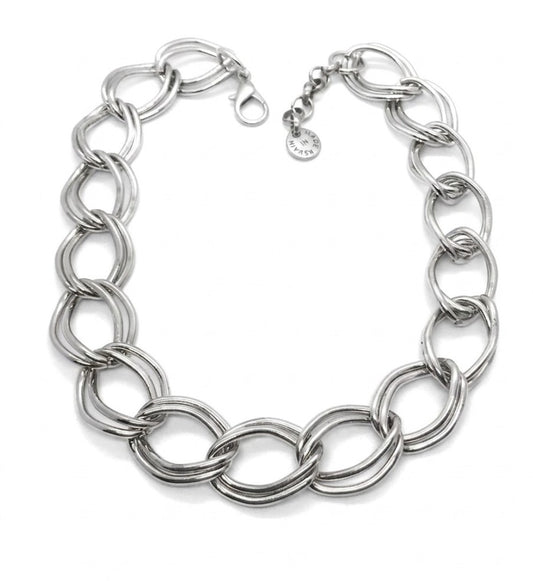 Collar Big Chain en plata 10µ