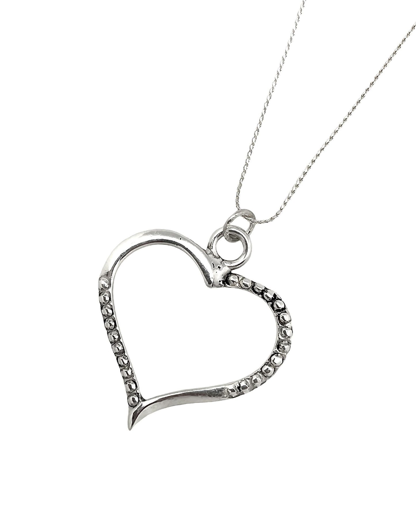 Collar Cuore plata 7-10 micras