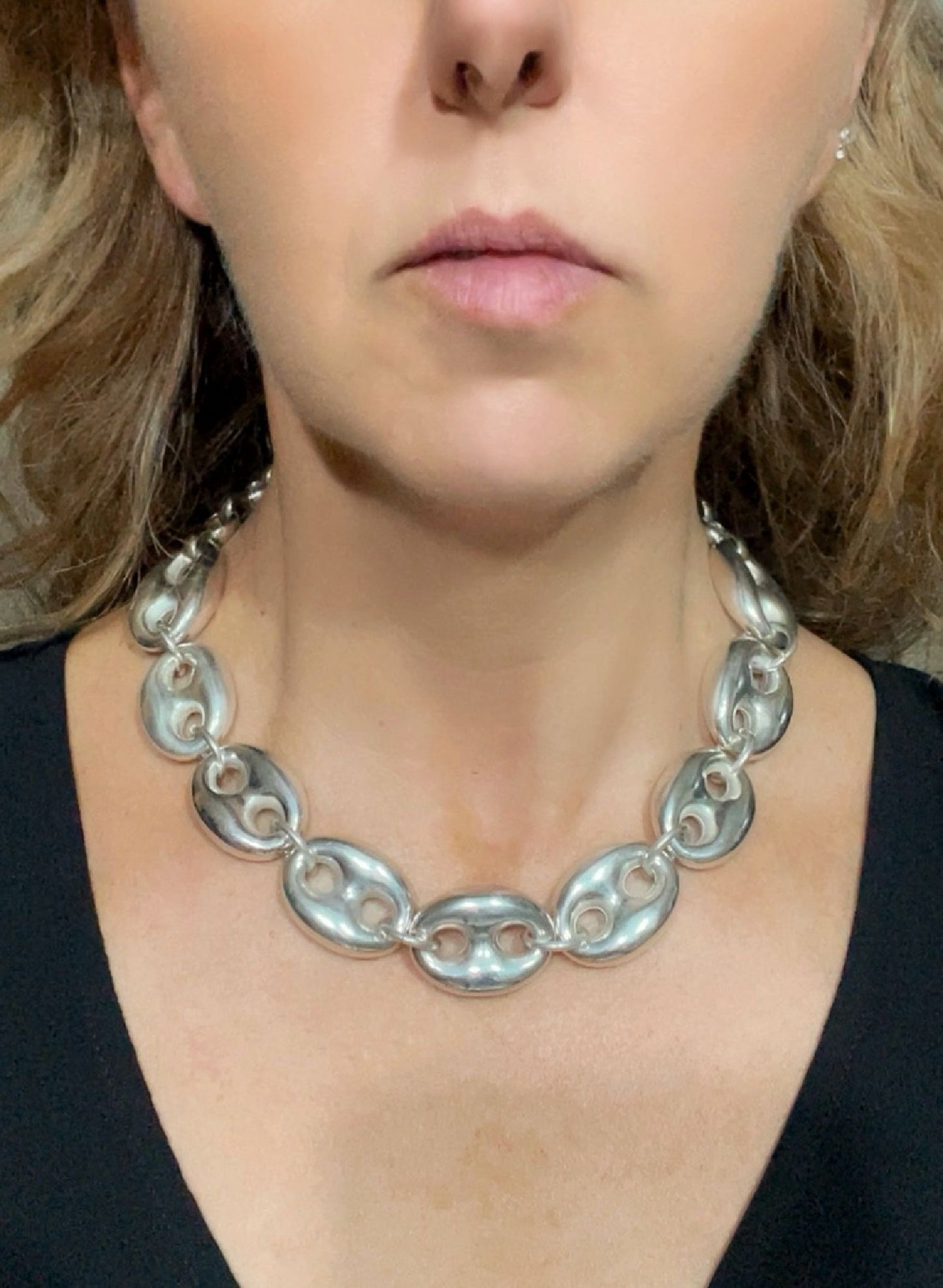 Collar calabrote plata 7-10 micras