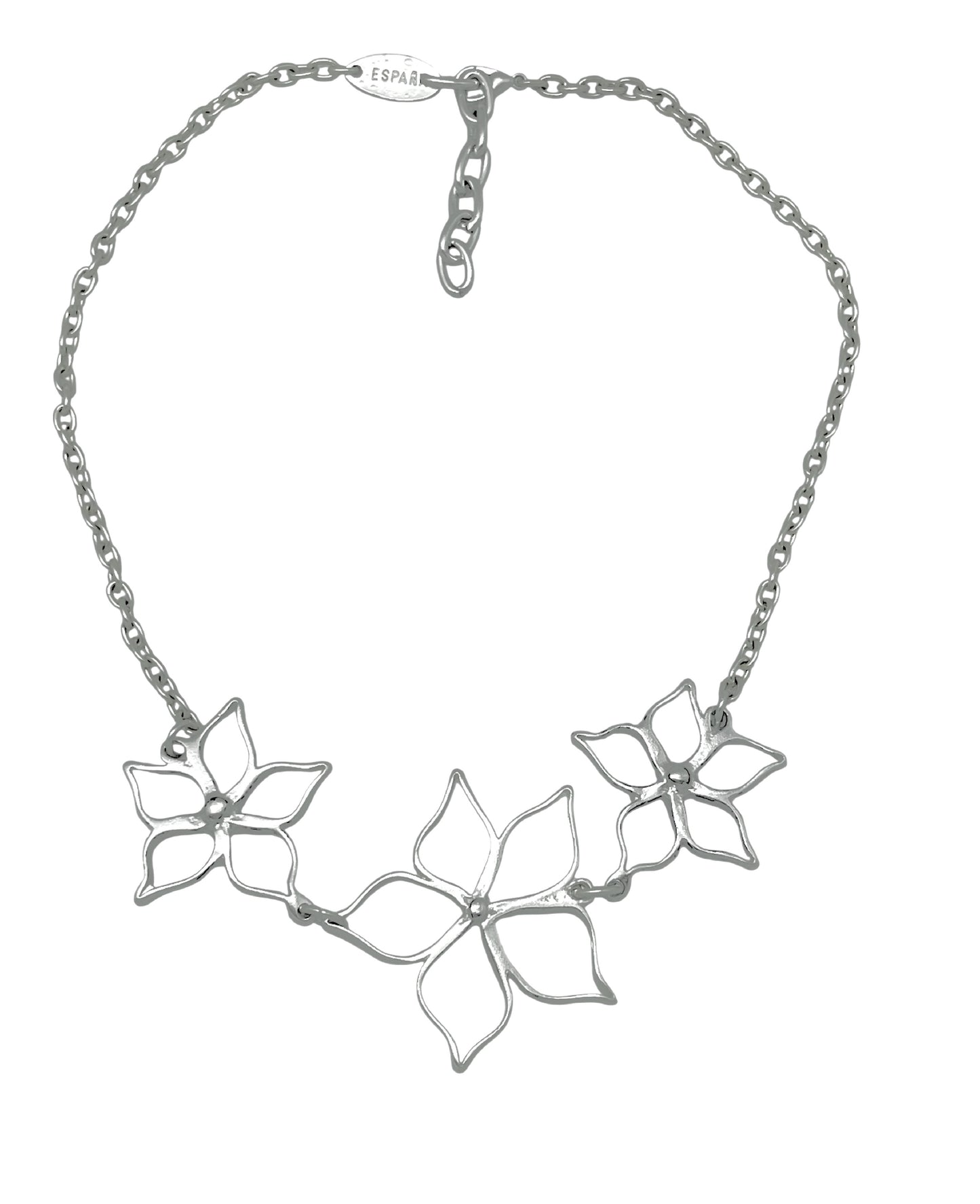 Collar Irregular Blom en plata 10µ 40cm cadena.