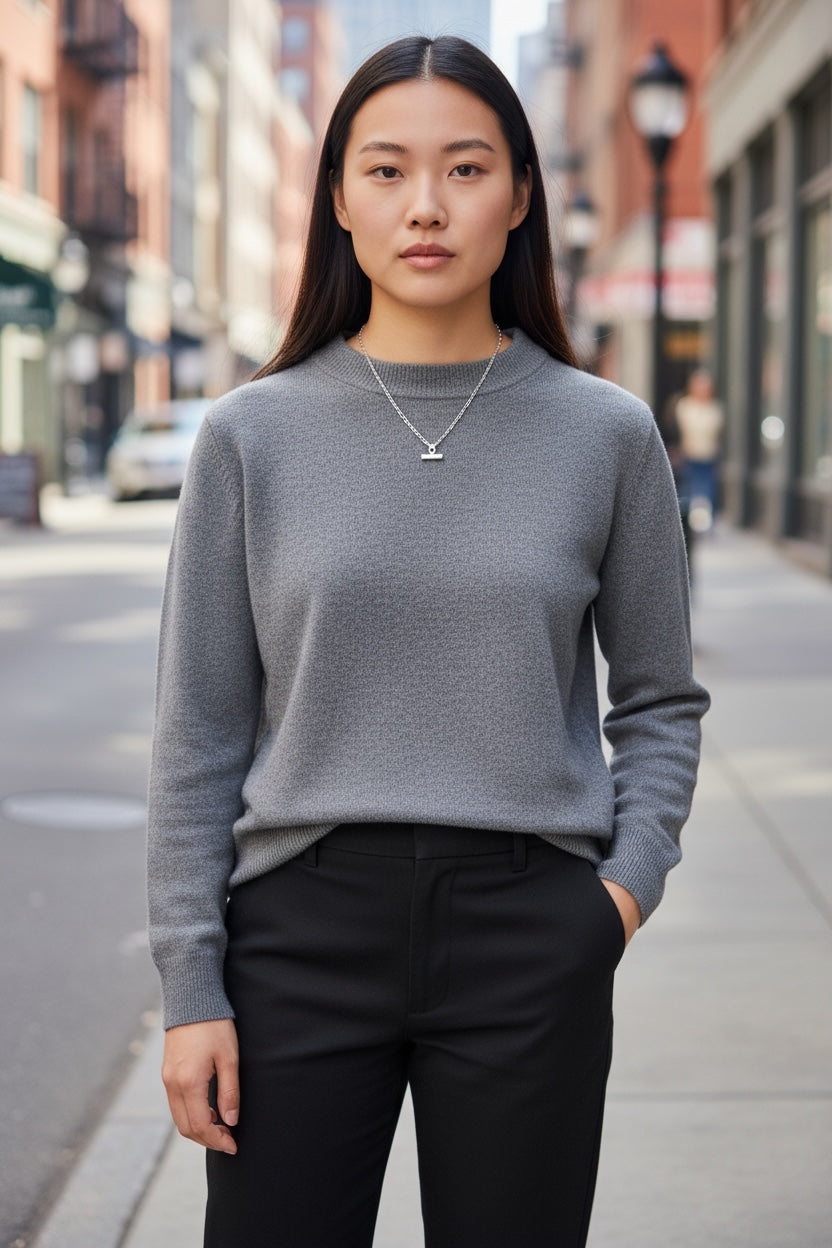 Collar Barra Petit cadena plata 10µ