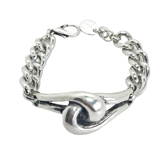 Pulsera "Dipaut" en plata chapado cadena ligera