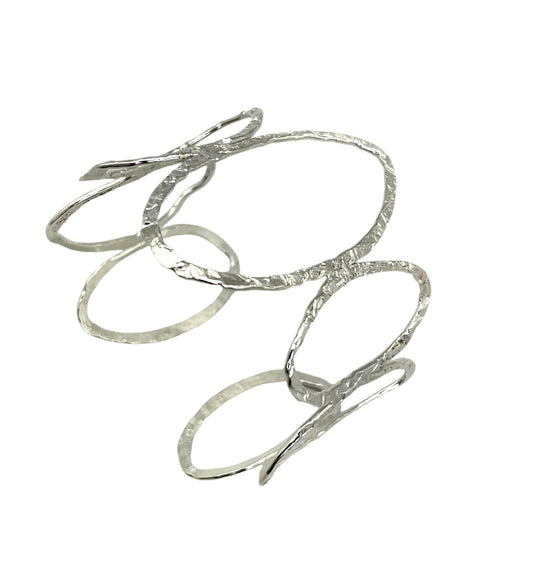 Brazalete Orion en laton plata chapado 10µ