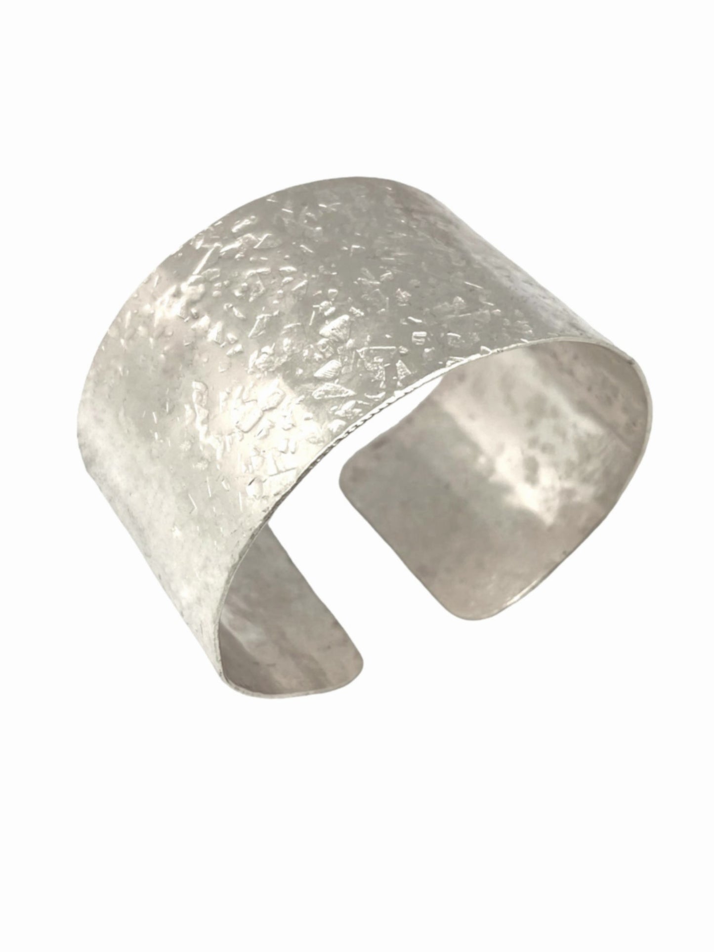 Pulsera brazalete "Alunizaje en plata"