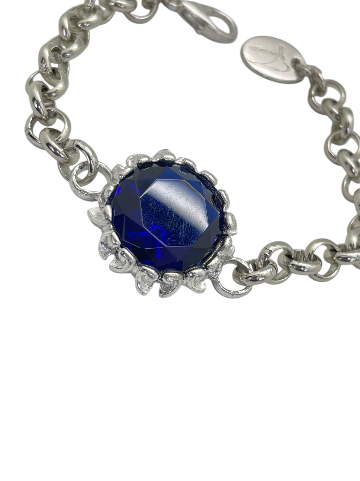 Pulsera Girasol cristal negro , azul o piedra semipreciosa en ojo de tigre