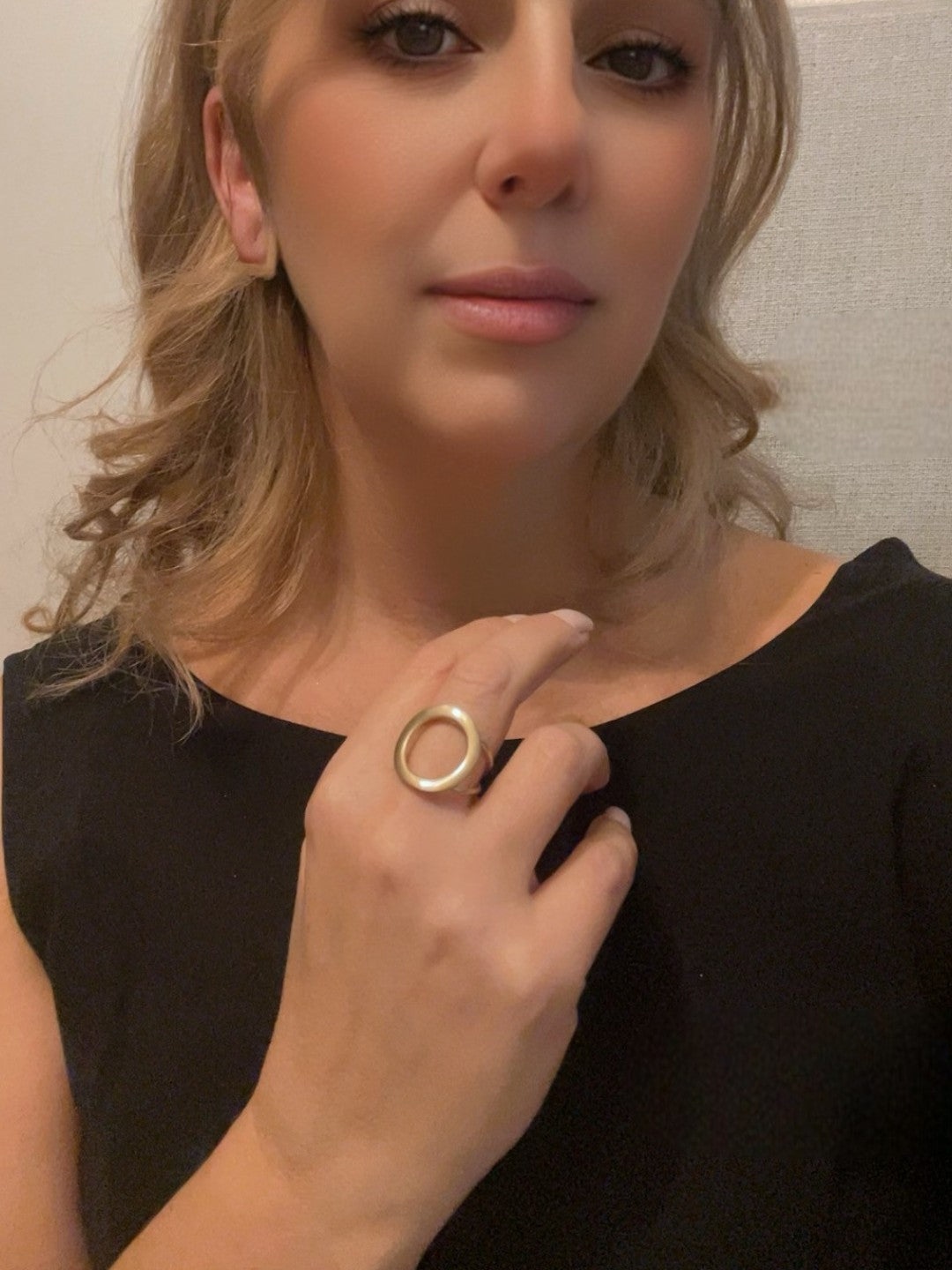 Anillo Olimpia laton dorado
