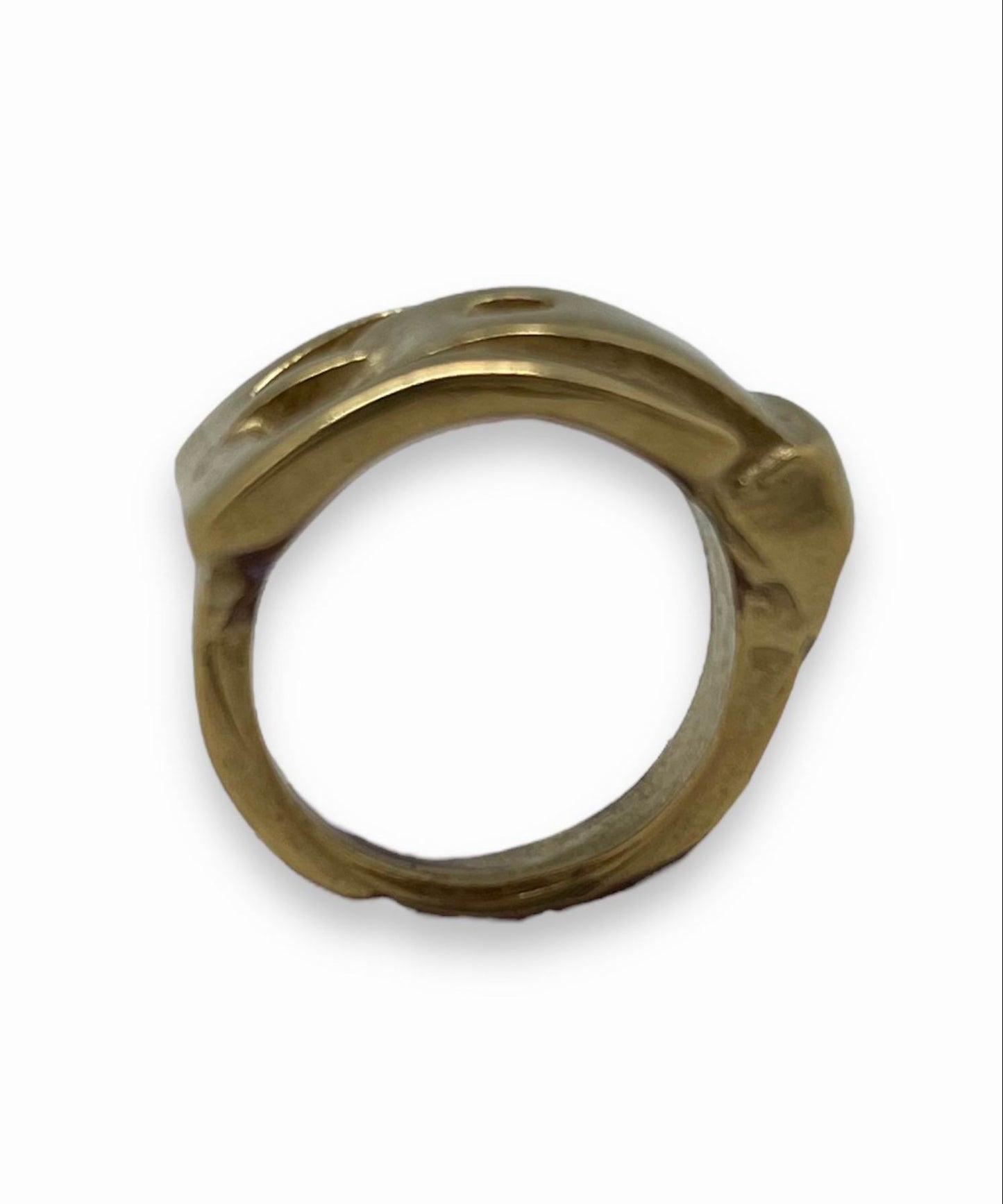 Anillo Hebilla dorado T16