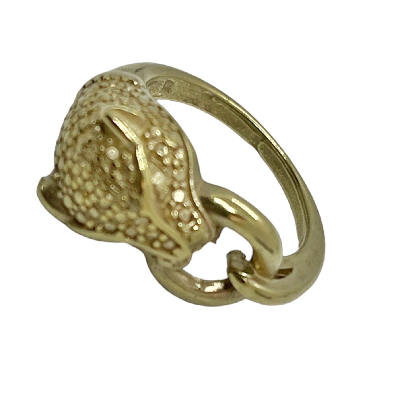 Anillo leopardo Chop dorado