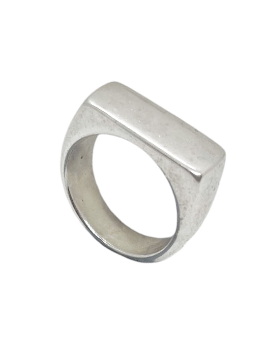 Anillo sello Plan plata 7micras T12