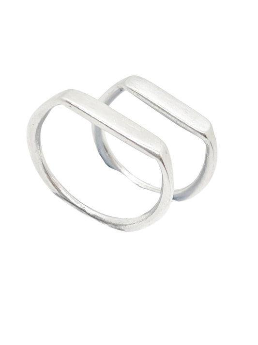 Pack anillos finos plata 7micras T10-13