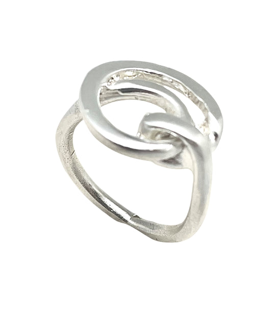 Anillo Mi Mundo en zamak plata 10µ