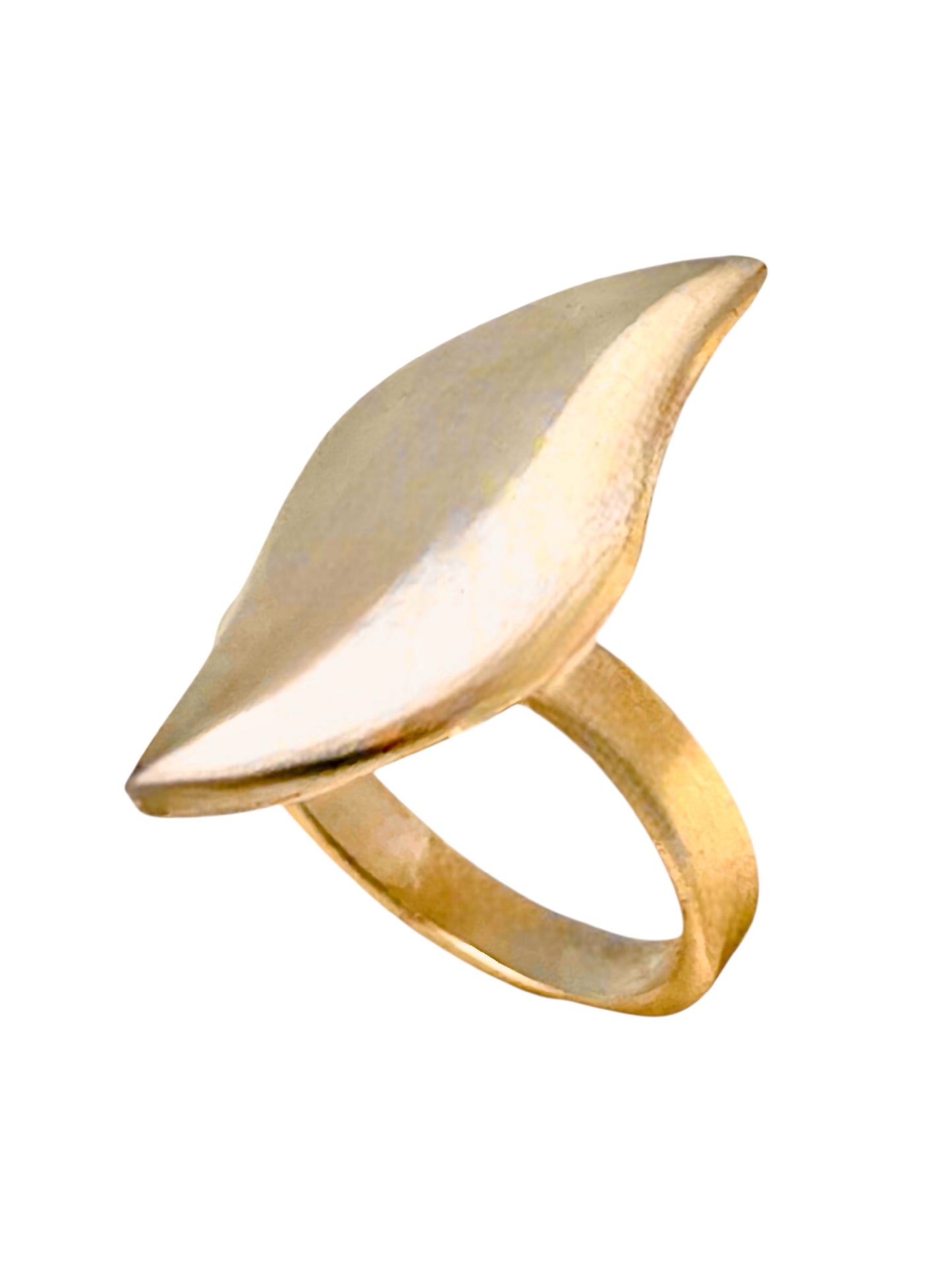 Anillo Gota a Gota en dorado chapado latón