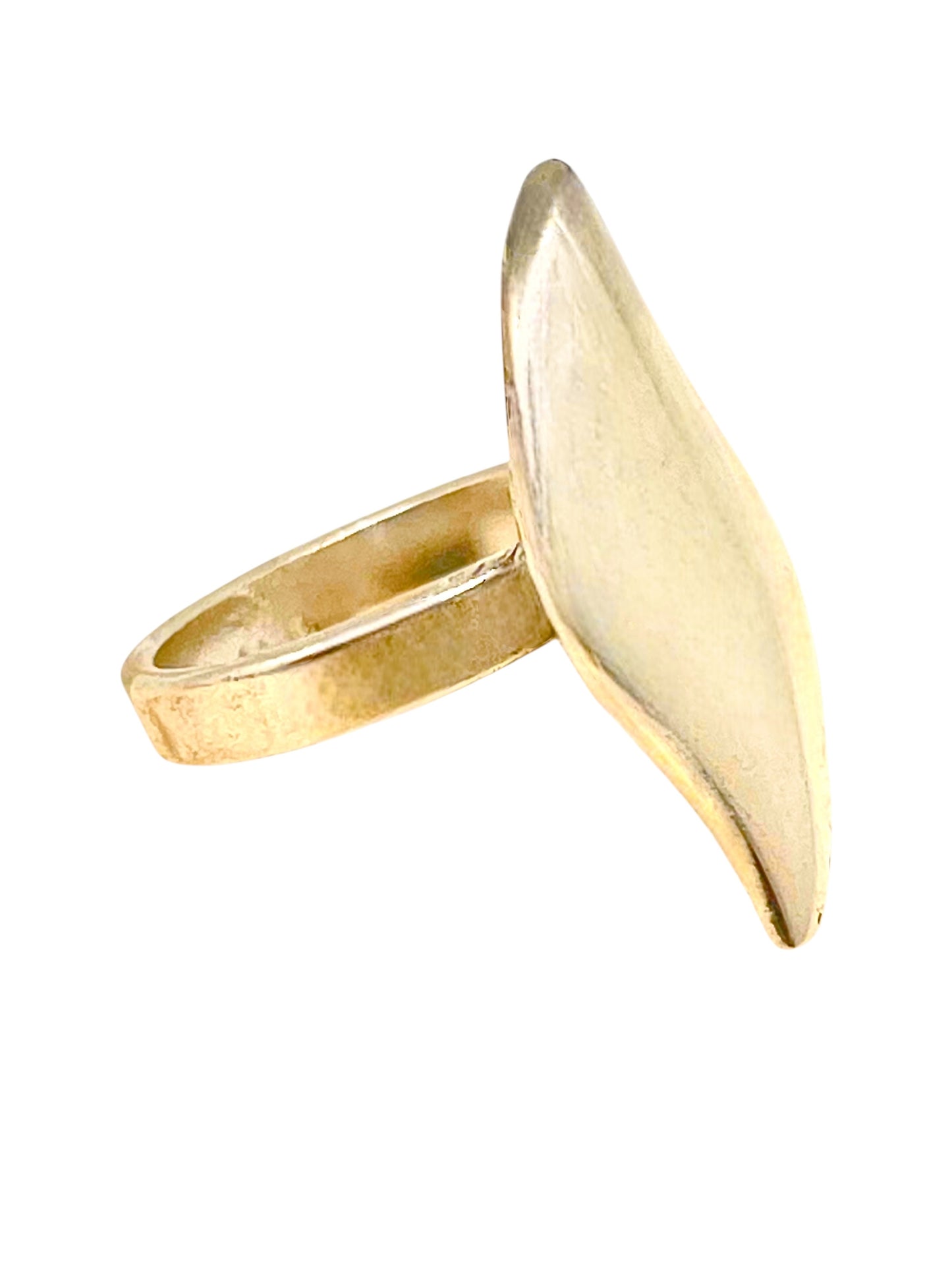 Anillo Gota a Gota en dorado chapado latón