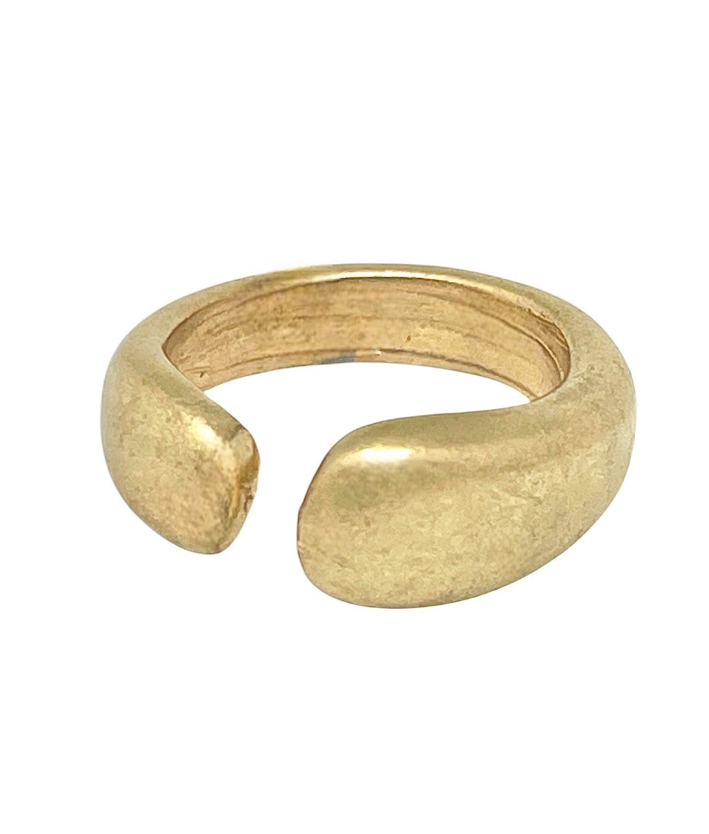 Anillo Insólito dorado chapado-latón