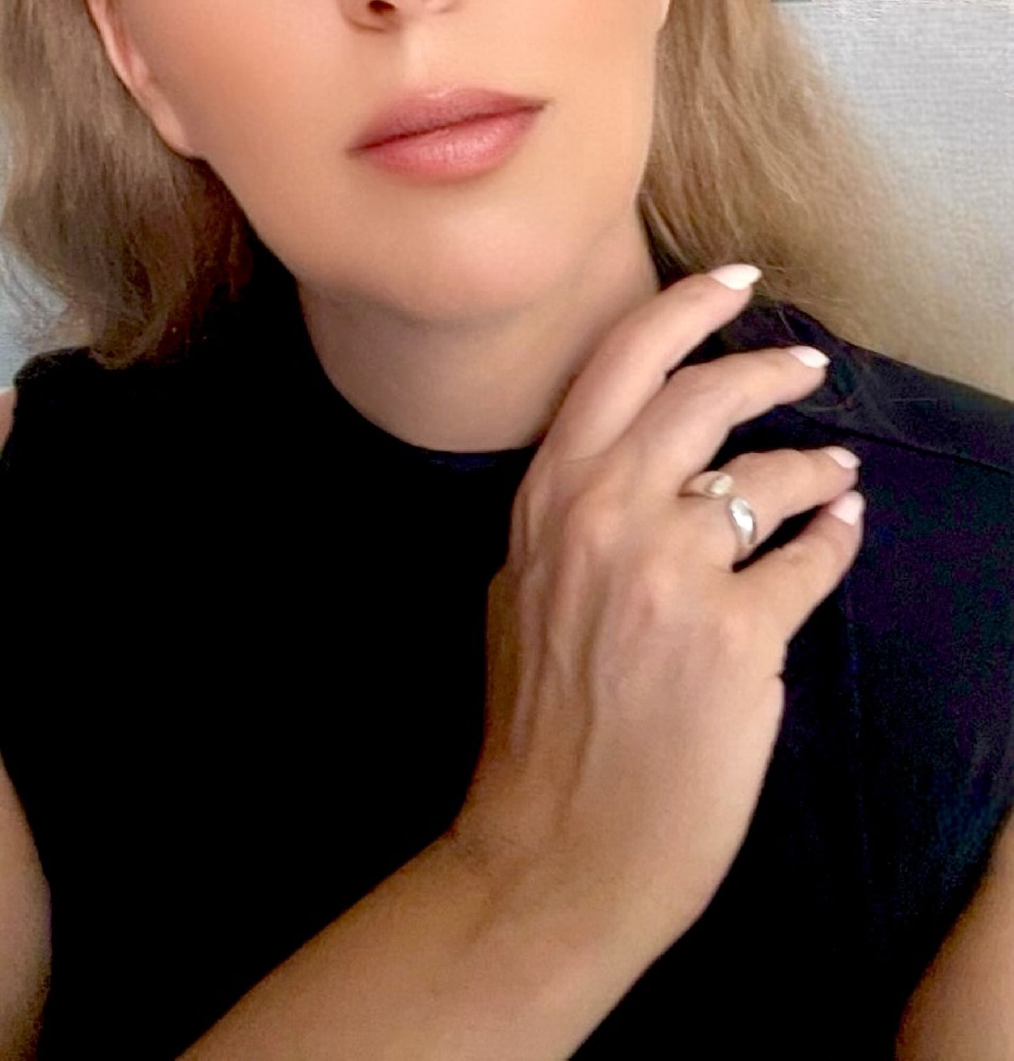 Anillo Insólito plata chapado 10µ