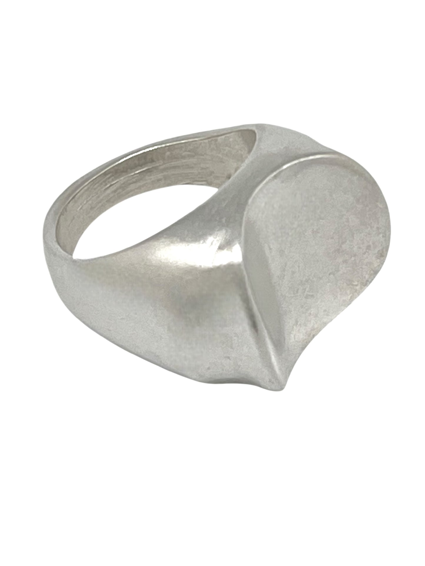 Anillo Mi Curva en plata chapado 10µ