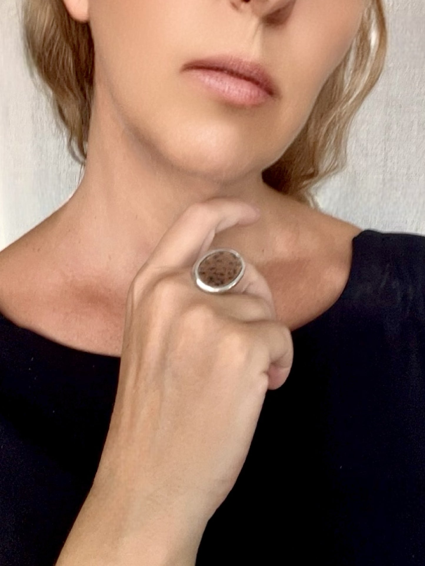 Anillo Jungle en plata 10µ