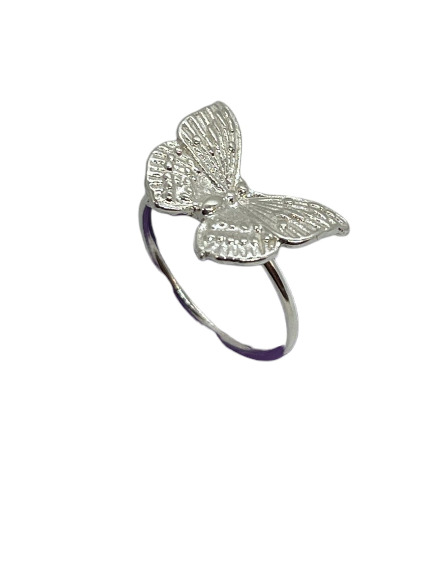Pack de anillos finos de mariposa plata 10µ y dorado