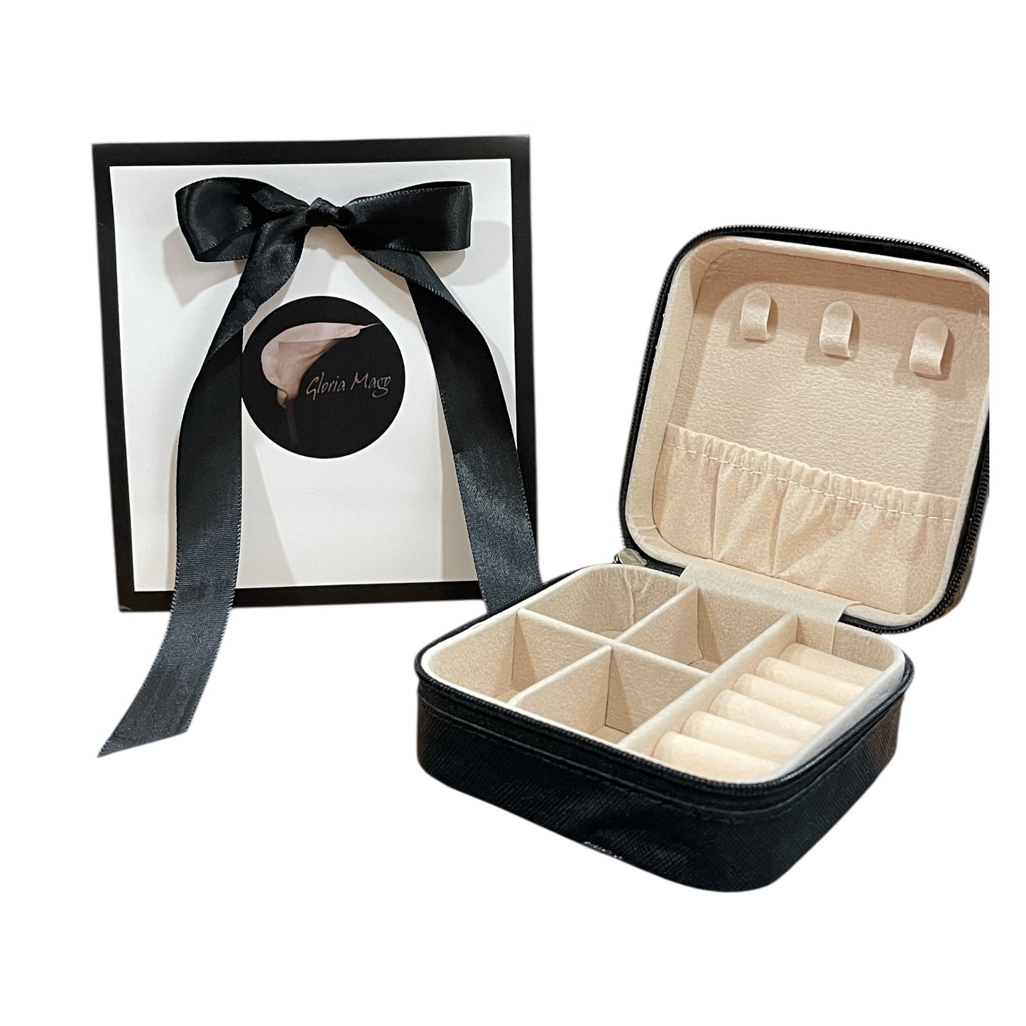 Joyero de viaje con bolsa de regalo