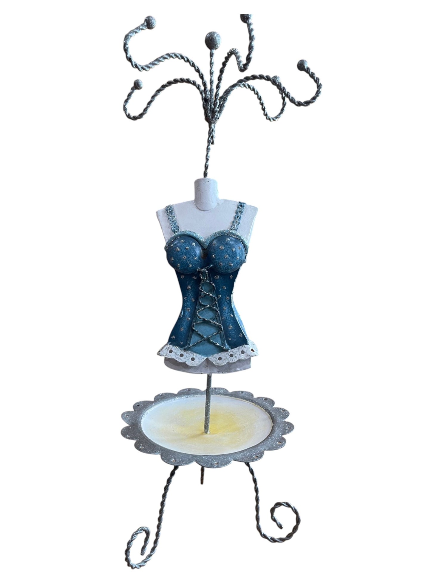 Expositor busto vintage Romantic Azul - Rosa o Rojo