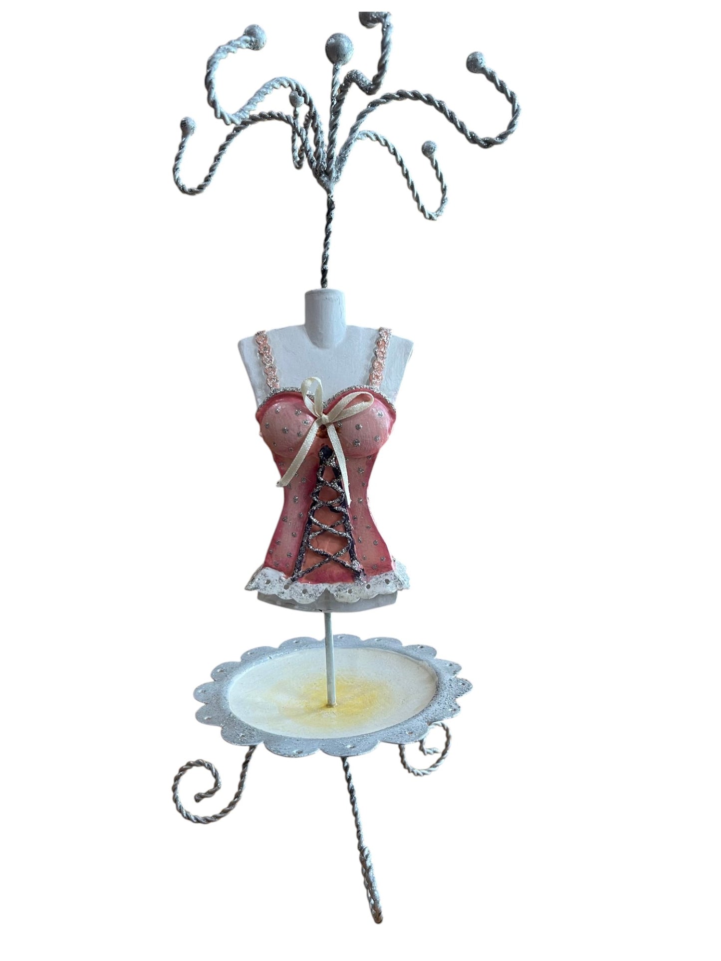 Expositor busto vintage Romantic Azul - Rosa o Rojo