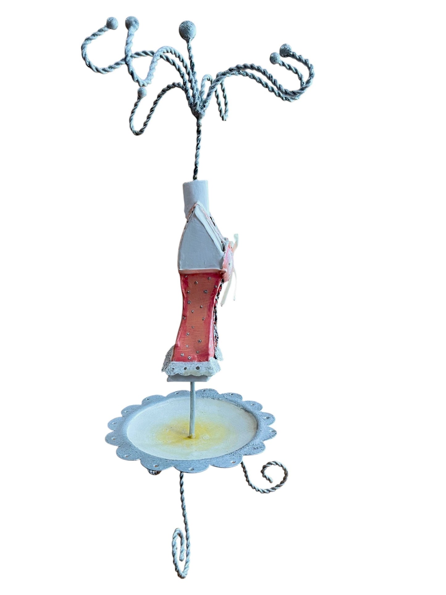 Expositor busto vintage Romantic Azul - Rosa o Rojo