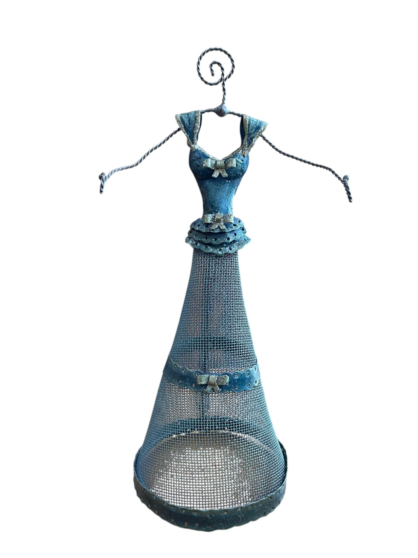 Expositor muñeca vintage metal Elegant Rosa - Azul o Salmón