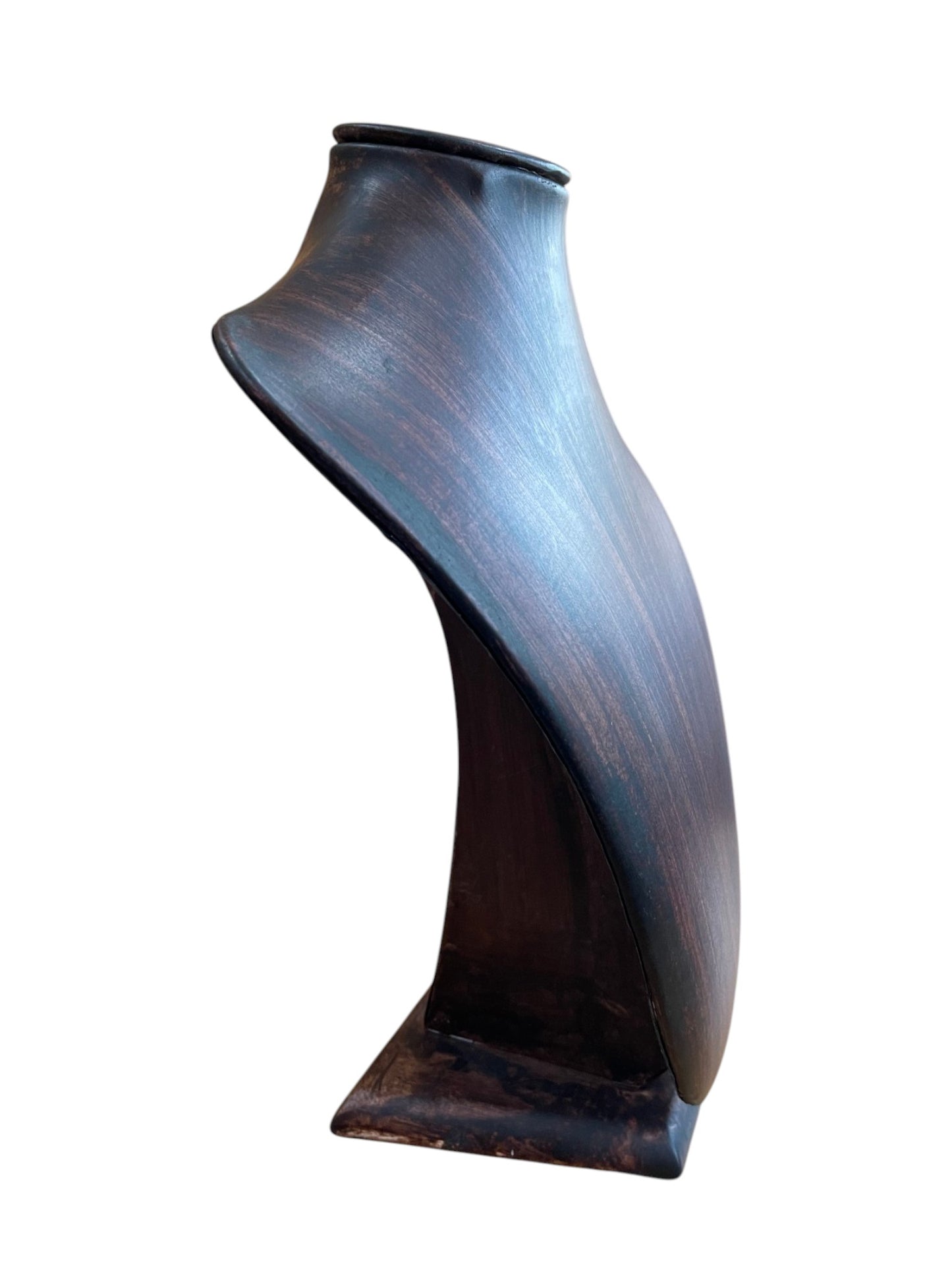 Expositor busto polipiel artesano 40x30 sunny - marrón o chocolate