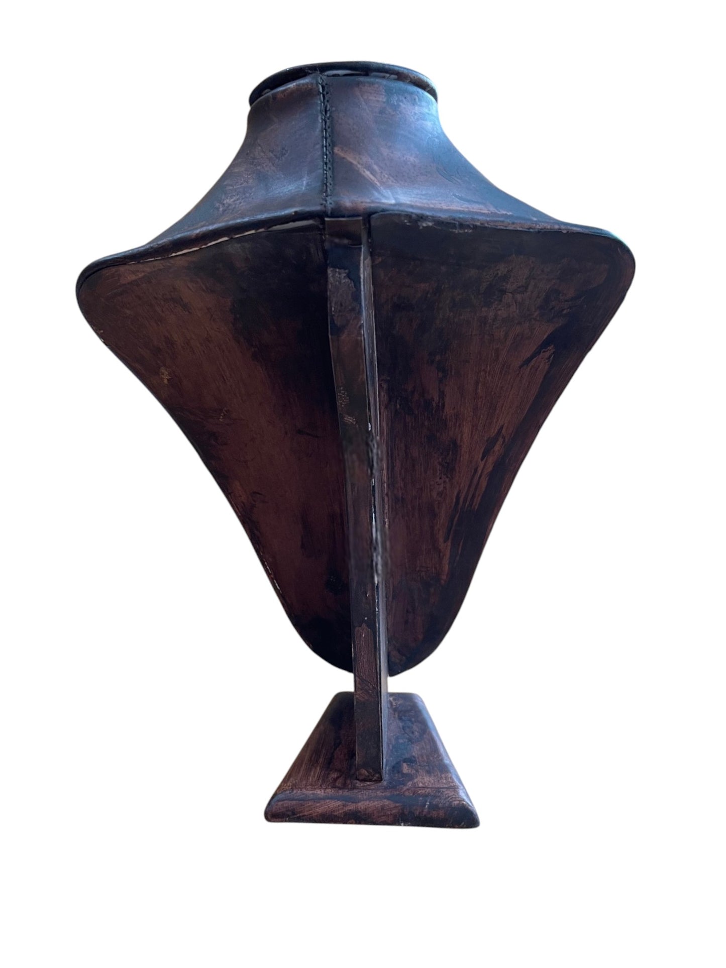 Expositor busto polipiel artesano 40x30 sunny - marrón o chocolate