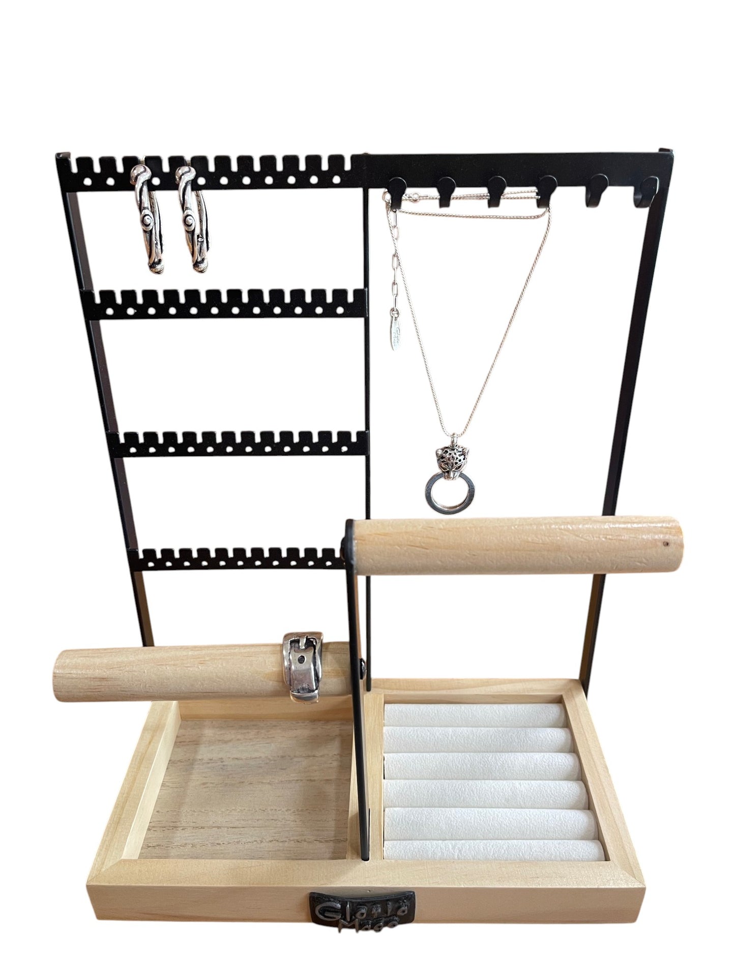 Expositor mulimodal madera y metal Gloria Mago