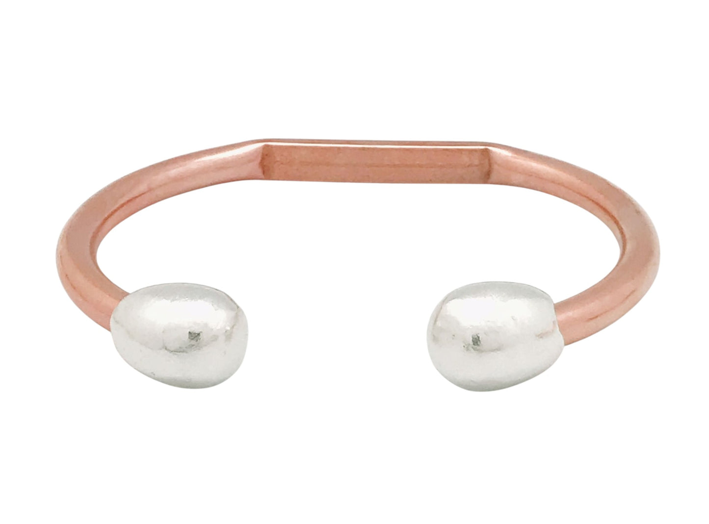 Pulsera DeCobre Gota de Agua chapado plata 10µ o cobre