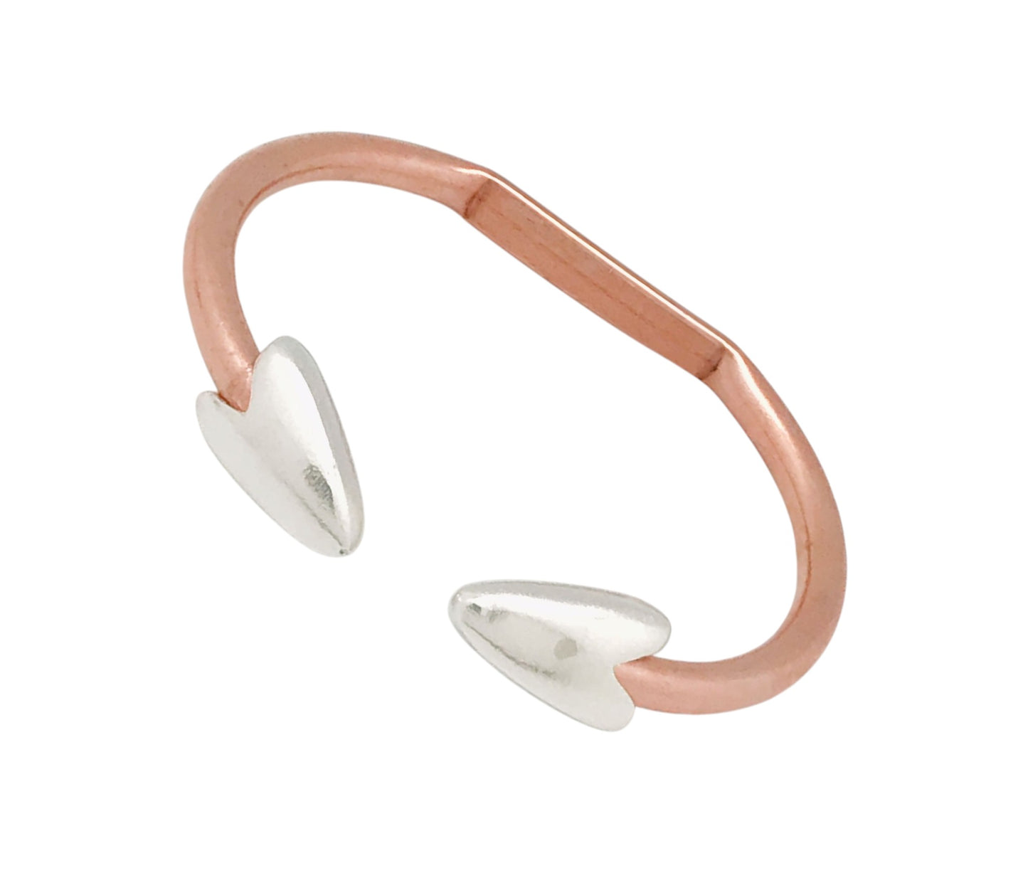 Pulsera DeCobre Lanza en plata 10µ o cobre, salud y bienestar diario