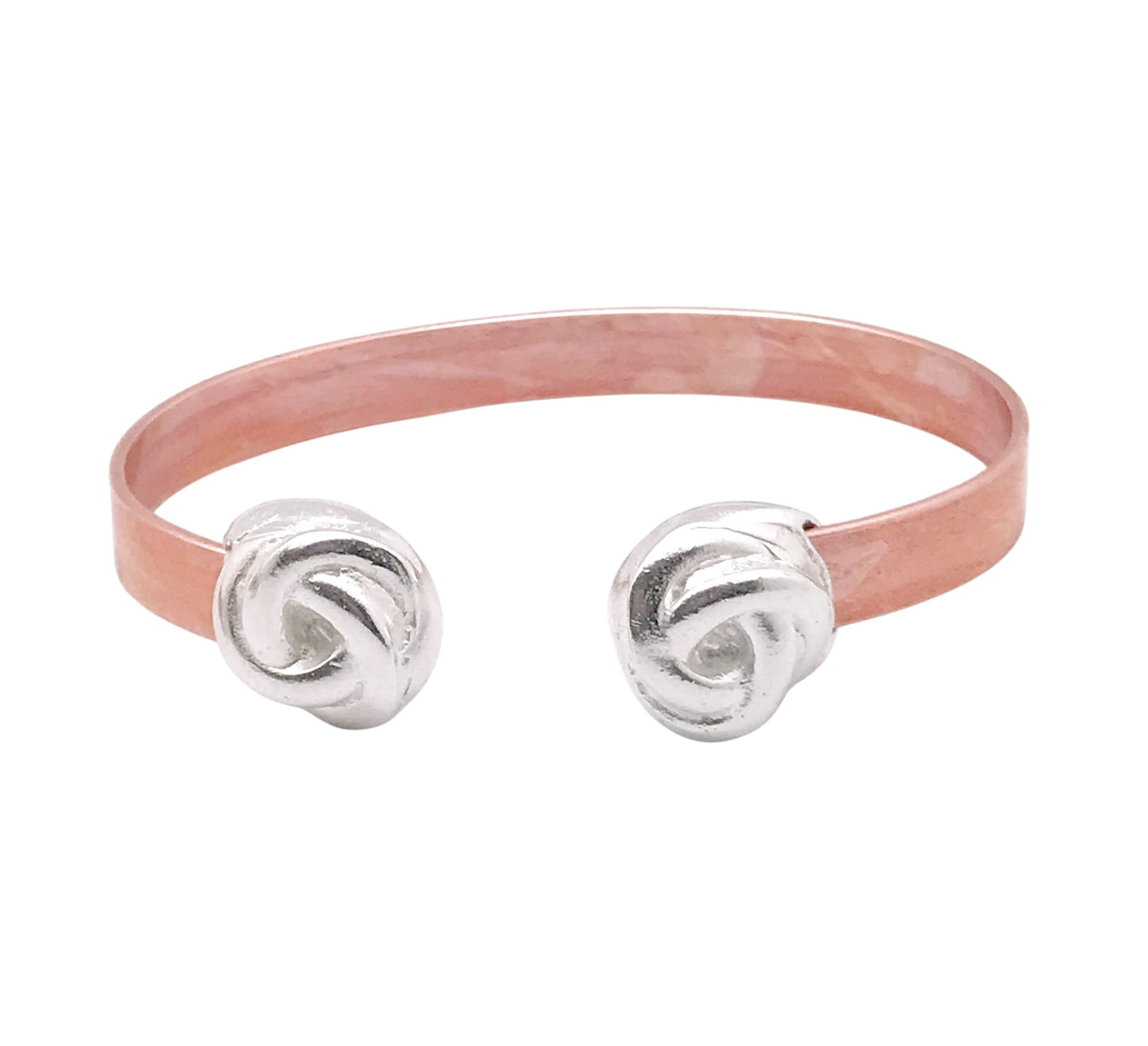 Pulsera DeCobre detalles Rosa plata 10µ o cobre