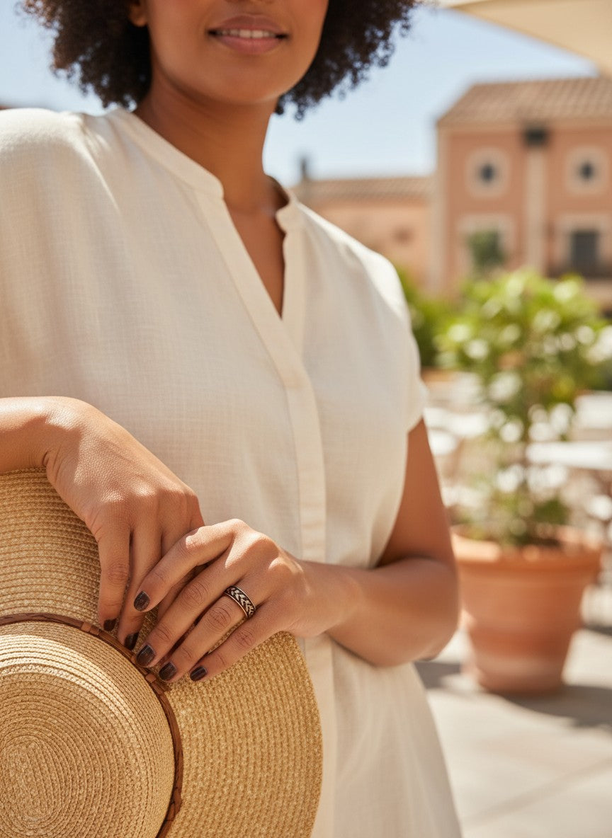 Anillo trenzado DeCobre benefio salud
