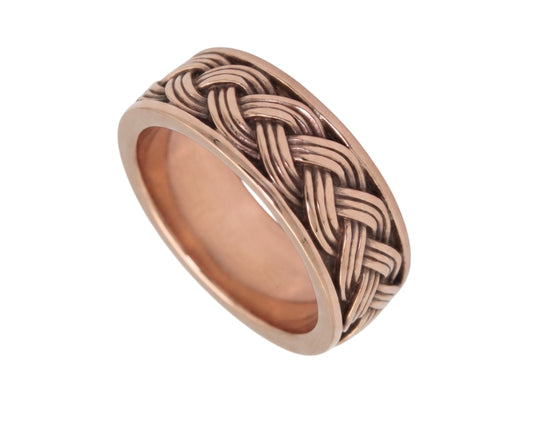 Anillo trenzado DeCobre benefio salud