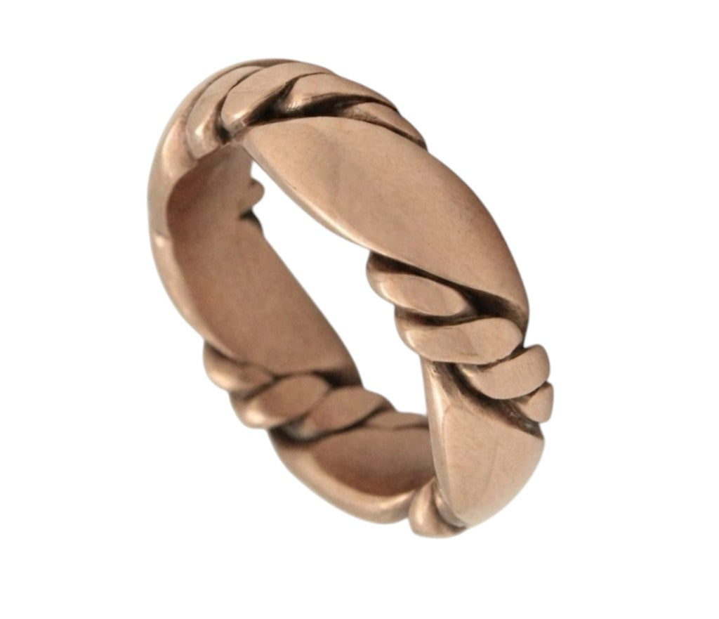 Anillo Doble-Espiral DeCobre salud y bienestar