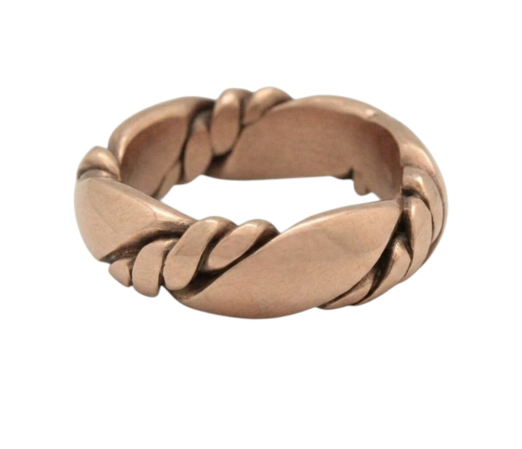 Anillo Doble-Espiral DeCobre salud y bienestar