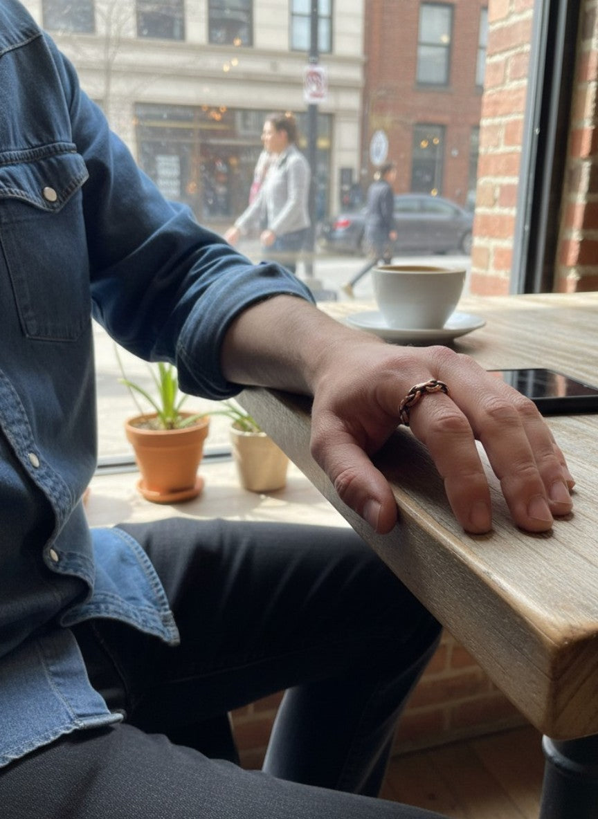 Anillo Enlazado DeCobre salud y bienestar