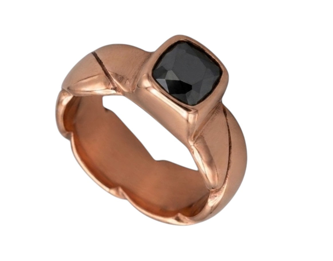 Anillo Solitario Cristal Sw DeCobre bienestar y salud