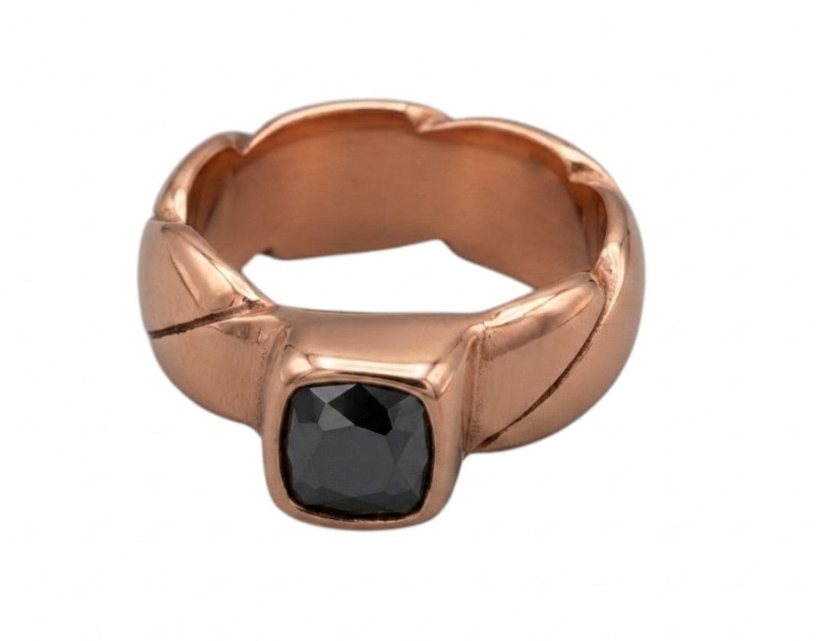 Anillo Solitario Cristal Sw DeCobre bienestar y salud