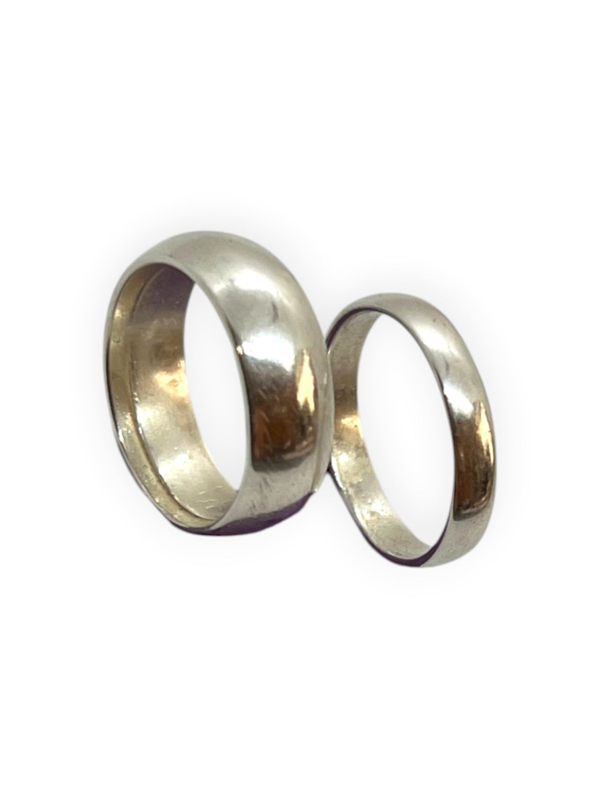 Pack alianzas mini laton plata 10µ o dorado T-12