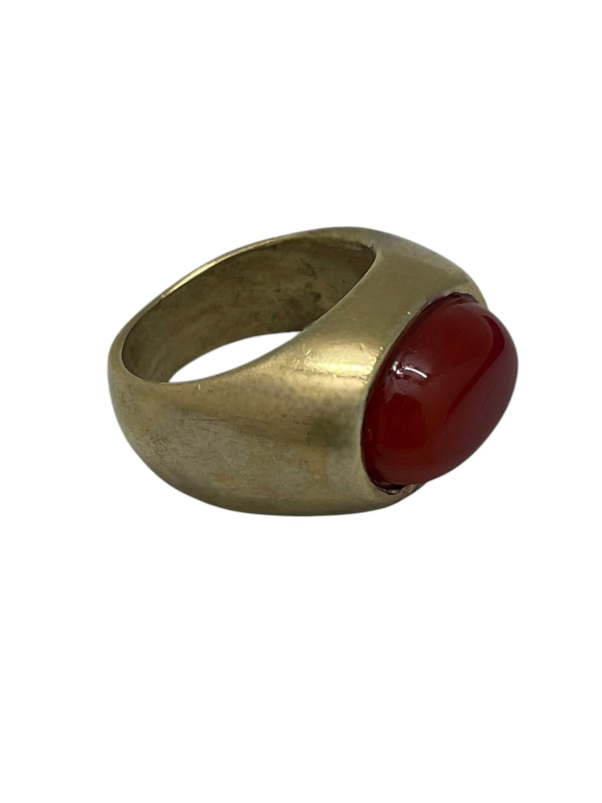 Anillo Joya con piedra natural estilo solitario plata 10µ y lapislazuli o dorado y agatha roja