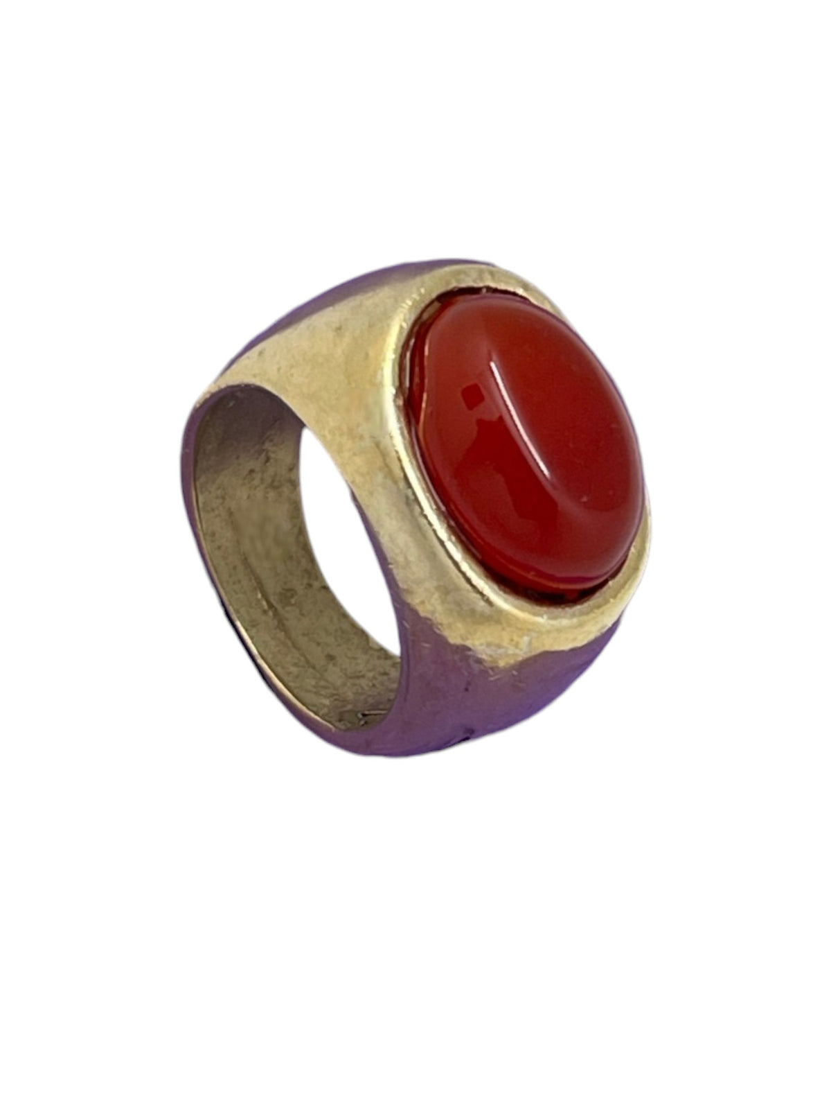 Anillo Joya con piedra natural estilo solitario plata 10µ y lapislazuli o dorado y agatha roja