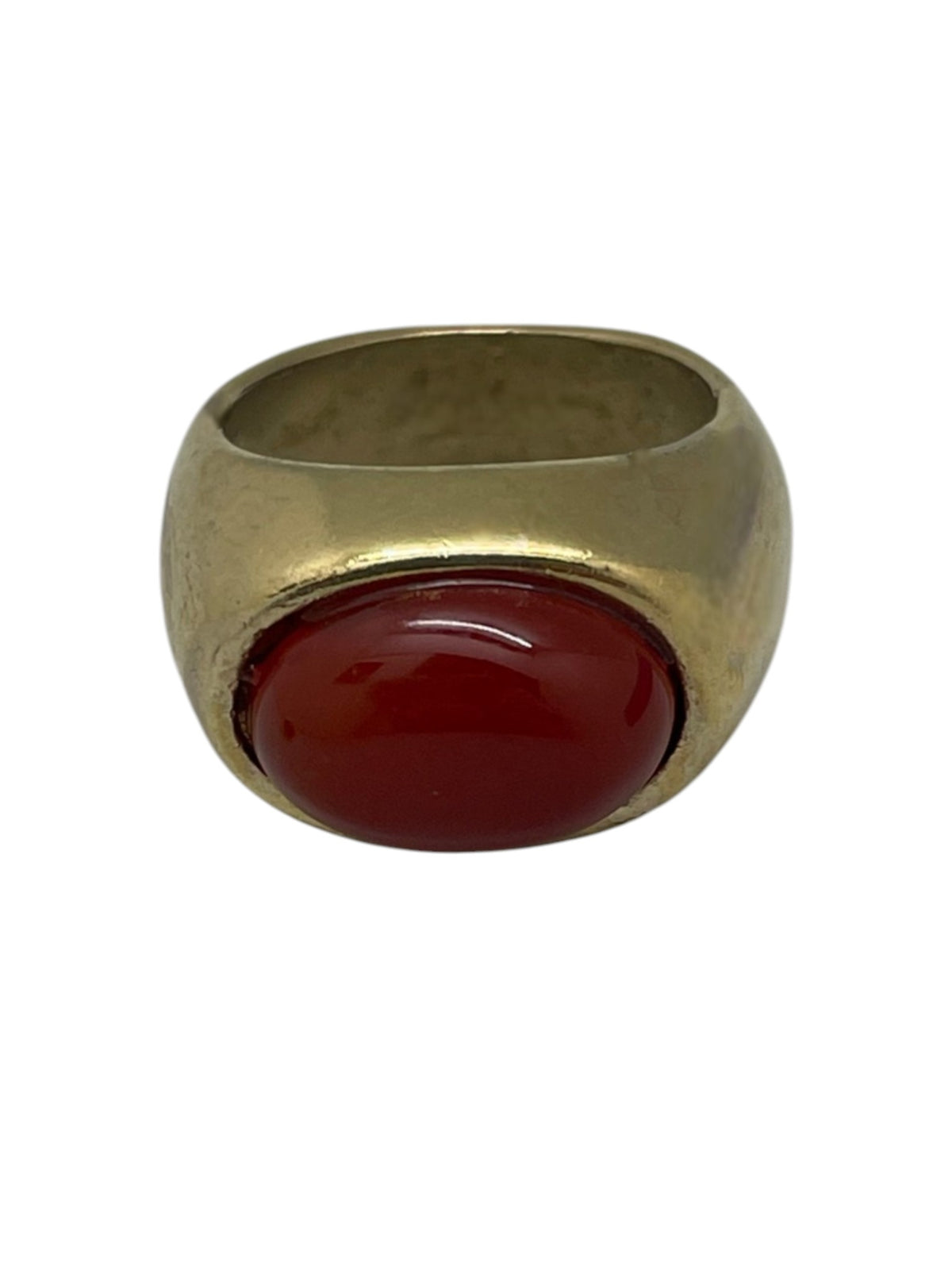Anillo Joya con piedra natural estilo solitario plata 10µ y lapislazuli o dorado y agatha roja