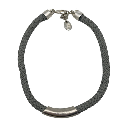 Collar "Naut" peq plata-gris