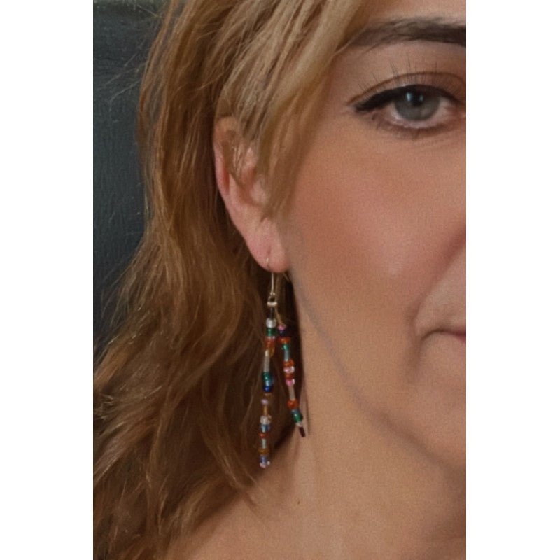 Double rainbow earring