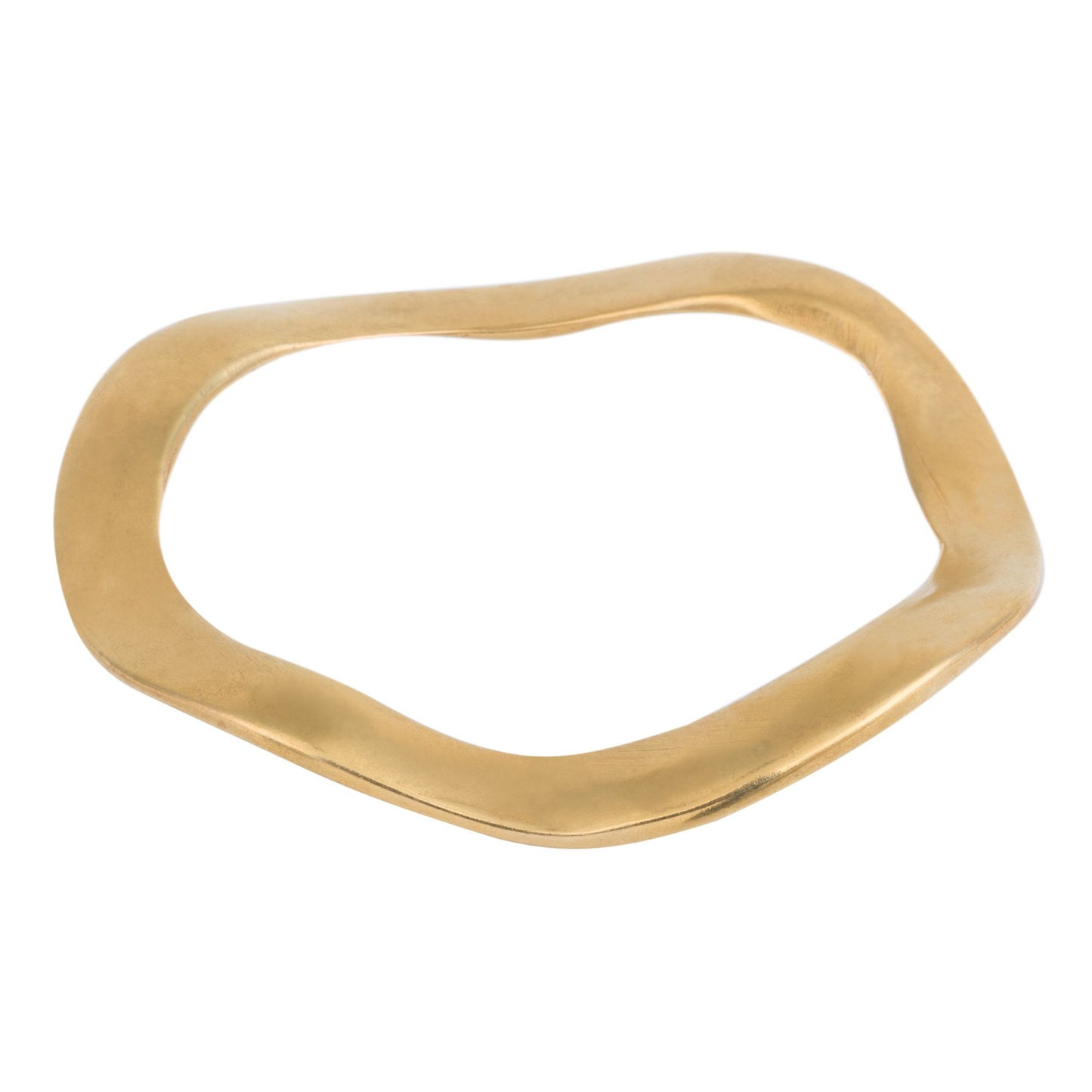 Golden hoop bracelet Agua golden zamak